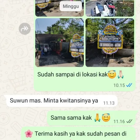 Pengiriman Papan Bunga Duka Kawasan Industri Ejip