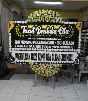 Papan Bunga di Kawasan Industri Ejip